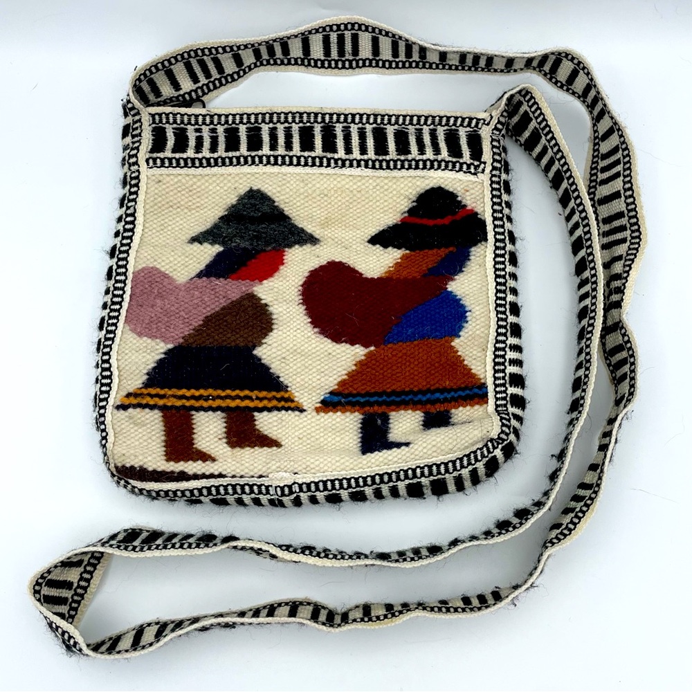 Peruvian Alpaca Wool Crossbody Bag